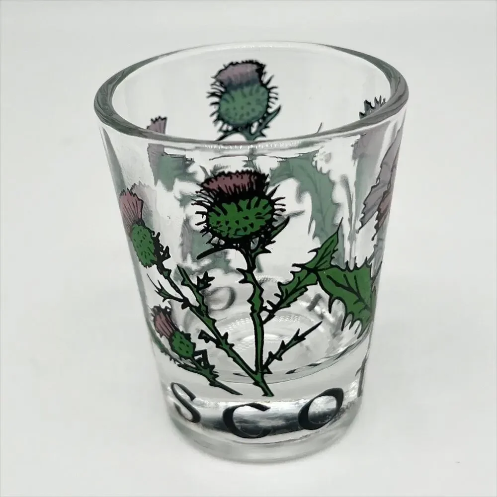 Lot of 2 Europe Souvenir Shot Glasses - London and Scotland